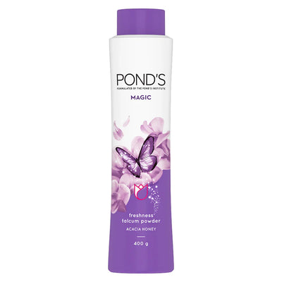 Pond's Dreamflower Fragrant Talcum Powder And Magic Freshness Talcum Powder Acacia Honey - Combo | 400 gms