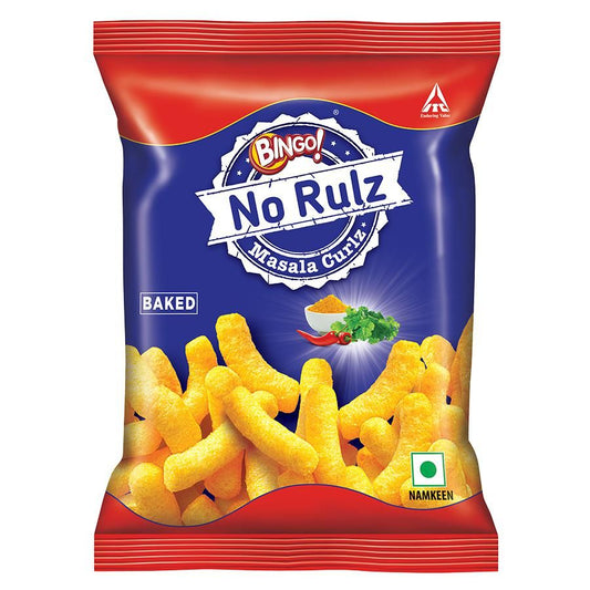 Bingo No Rulz Masala Curlz Corn Puffs, 20g