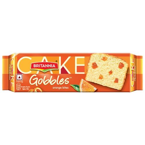 Britannia Gobbles Orange Bites Cake, 50g