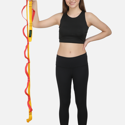 Dual Color Yoga Mat + Foam Blocks + Strap Belt - Combo 1
