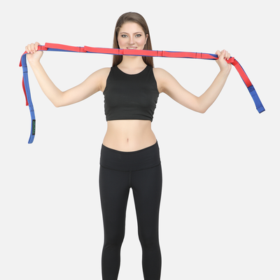 Dual Color Yoga Mat + Foam Blocks + Strap Belt - Combo 1
