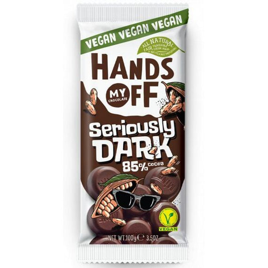 Hands Off My Chocolate 85% Seriously Dark Chocolate Bar 100G