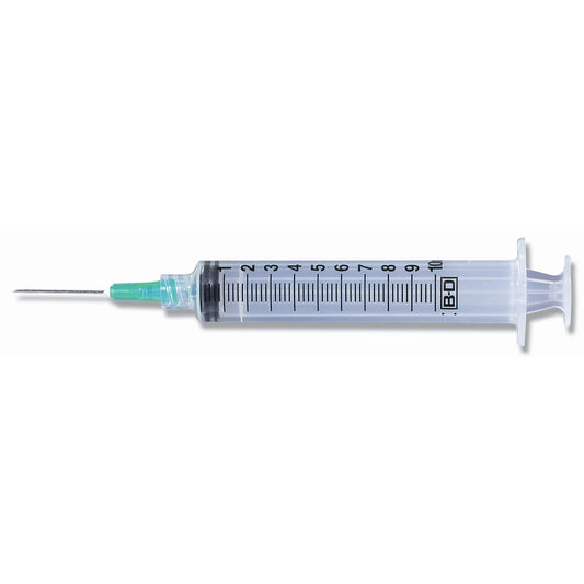 BD 3 mL Syringe with Luer-Lok Needle 3 mL, PrecisionGlide 100/Box