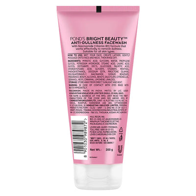 Pond's Bright Beauty Anti-Dullness Facewash With Vitamin B3 - 200 gms
