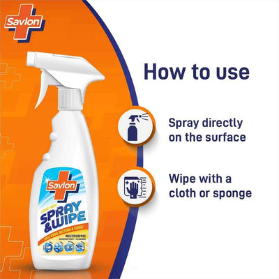 Savlon Spray & Wipe Multipurpose Disinfectant Cleaner - 500 ml