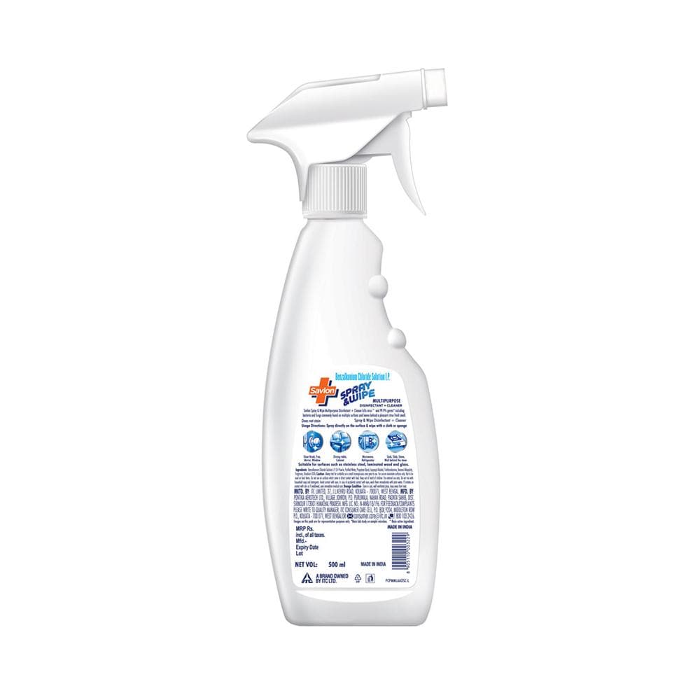 Savlon Spray & Wipe Multipurpose Disinfectant Cleaner - 500 ml