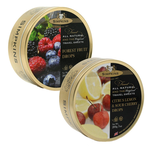 Forest Fruit And Citrus Lemon Sour Cherry Drops