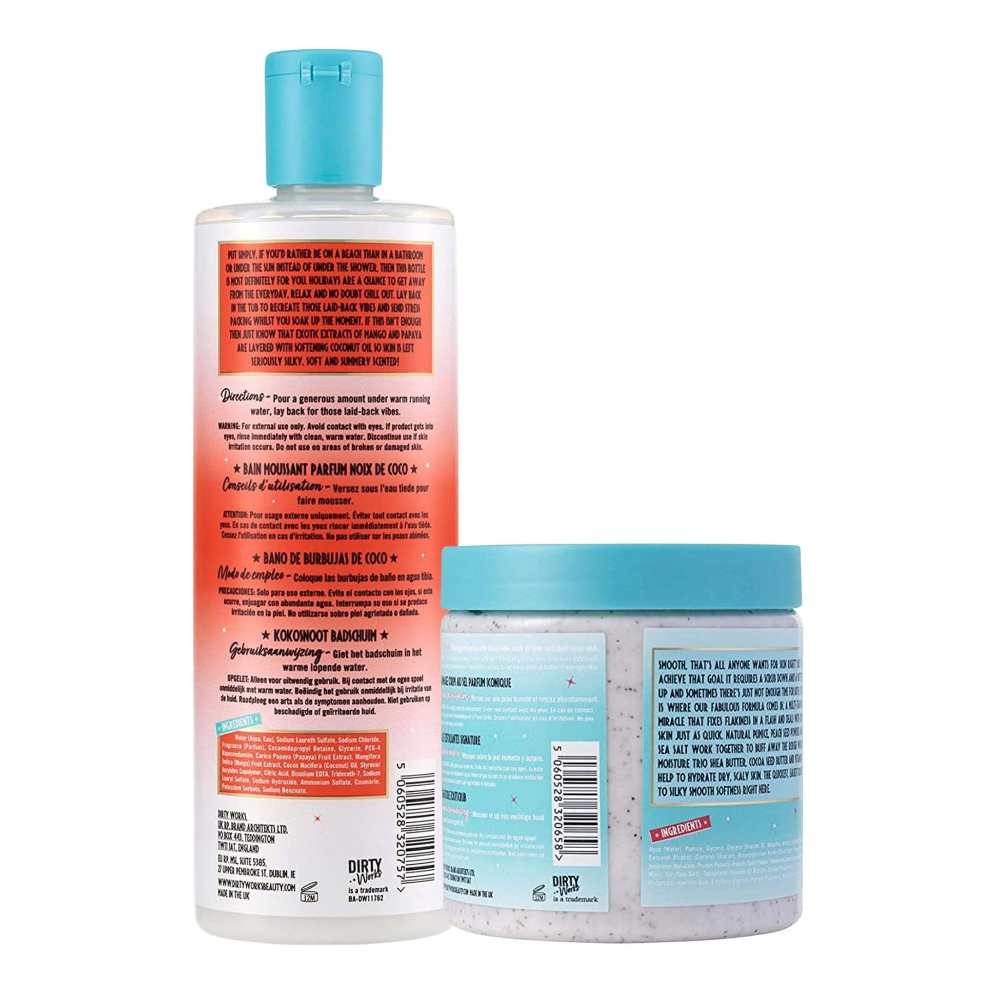 Soak It Up Coconut Bath Soak And Smooth On Up Buttery Salt Scrub