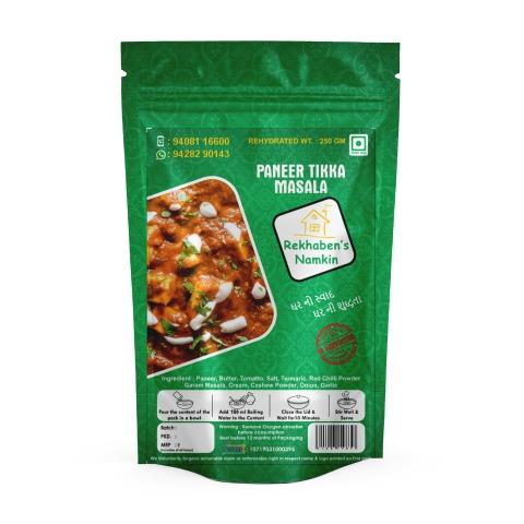 Rekhaben's Namkeen Paneer Tikka Masala | Ready To Eat 90 gms