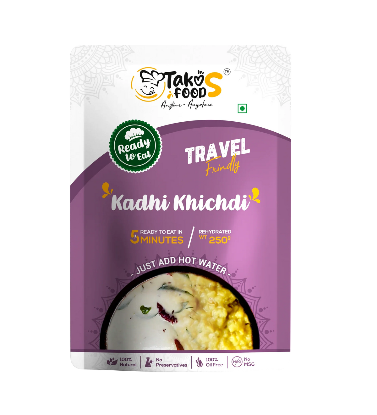 Takos Food Kadhi Khichadi | Ready To Eat 250 gms