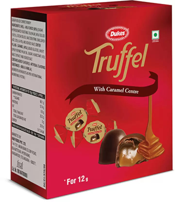 Dukes Truffle with Caramel centered Truffles 420G