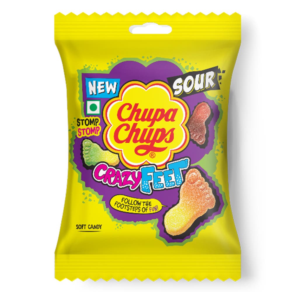 Chupa Chups Crazy Feet Soft Candy 54.6g