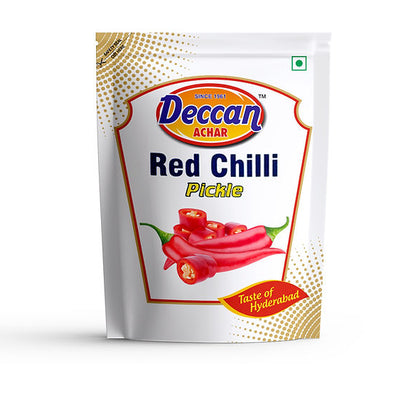 Deccan Achar Red Chilli Pickle - 500 gms