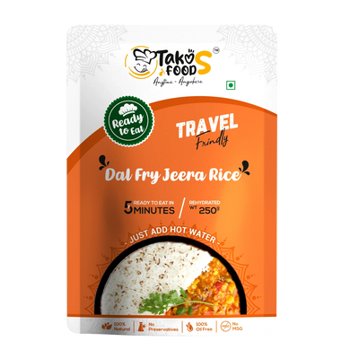 Takos Food Dal Fry Jeera Rice | Ready To Eat 250 gms