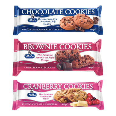 Brownie Cookies And Chocolate Cookies 25% And White Choco Cranberry Cookies|Combo Of 3