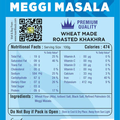 Kaant Foods Meggi Masala Khakhra | 200 gms