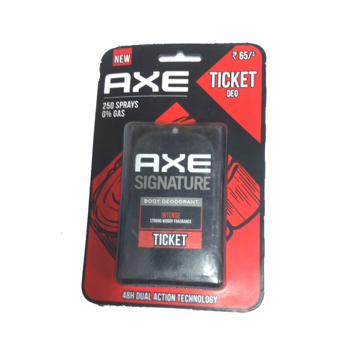 Axe Signature Ticket Intense Long Lasting Pocket Deodorant, 17ML