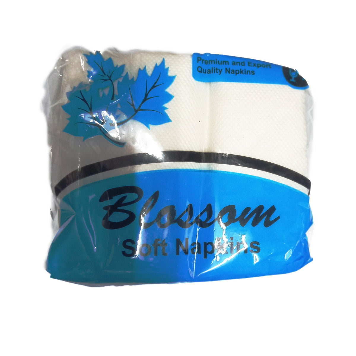 Blossom Soft Napkin 2 Ply Plain Table Top Box (100 Pcs), 90G