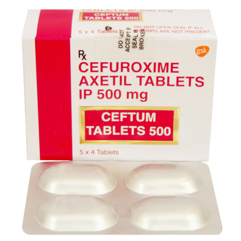 Ceftum 500mg - 4 Tablets