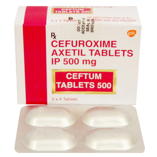 Ceftum 500mg - 4 Tablets