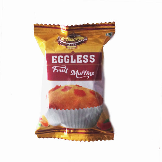 Cakes Eggless Fruit Muffins, 18 g
