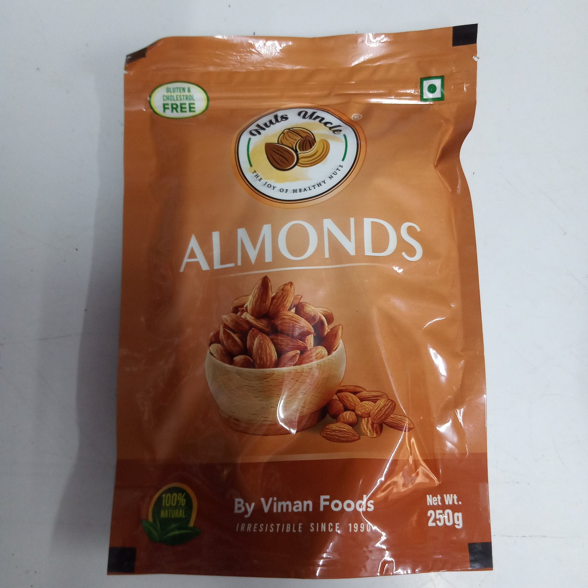 Nuts Uncle Almonds, 250gm
