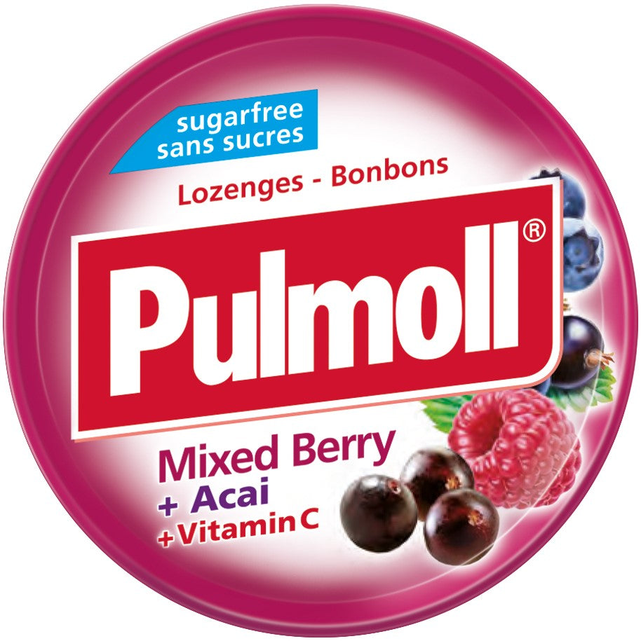 Pulmoll Mixed Berry Sugar-free Lozenges 45G