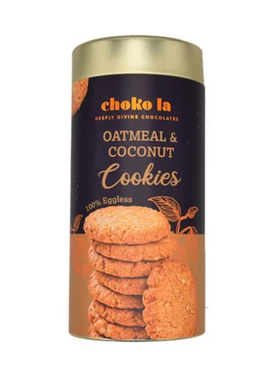 Choko La Eggless Oatmeal and Coconut Cookies - 160GM