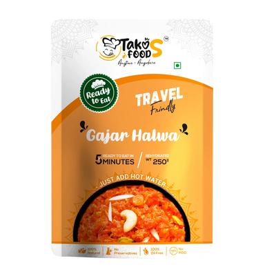 Takos Food Gajar Halwa | Ready To Eat 200 gms