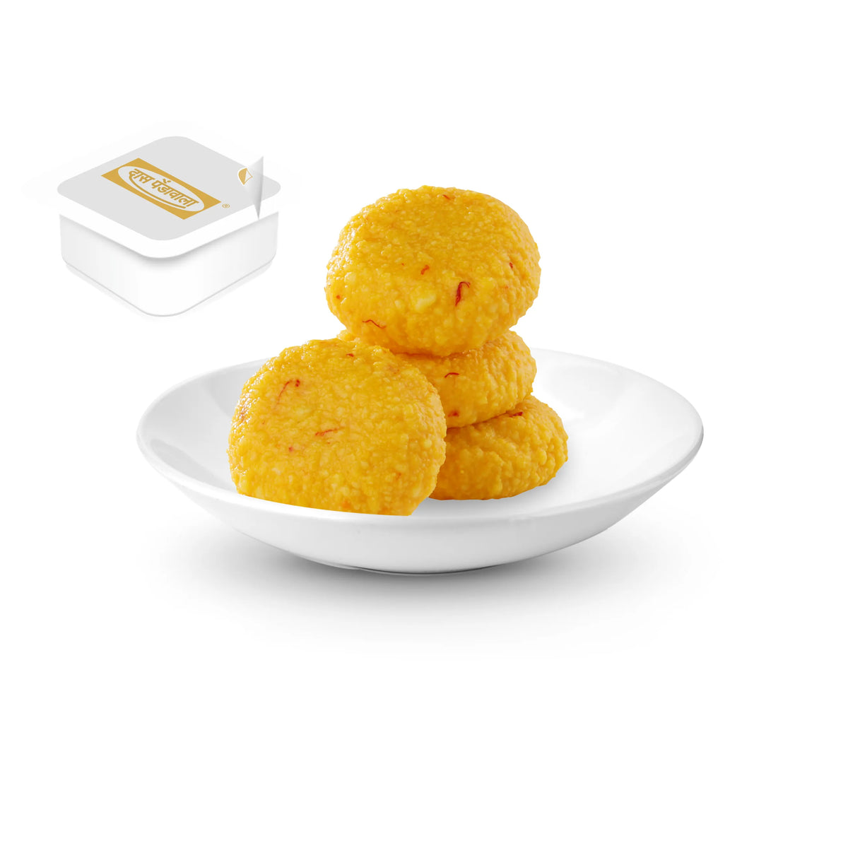 Das Pendawala Kesar Danedar Peda – 500g | Premium Saffron Milk Sweets | Individually Packed for Freshness