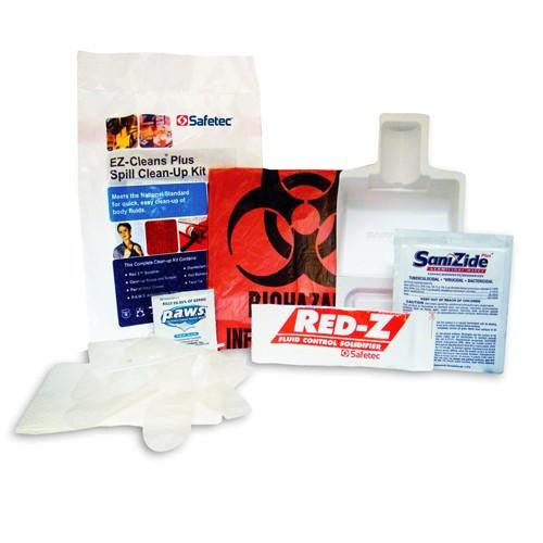 EZ Spill Blood and Body Fluid Biohazard Clean Up Kit, OSHA Compliant by Safetec 17121