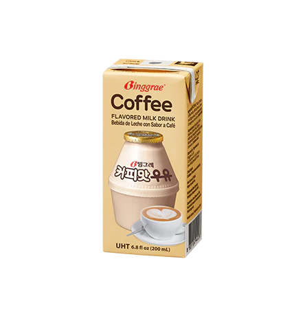 1725 Binggrae Coffee Flavored Milk 200ml 빙그레 커피맛우유 200ml
