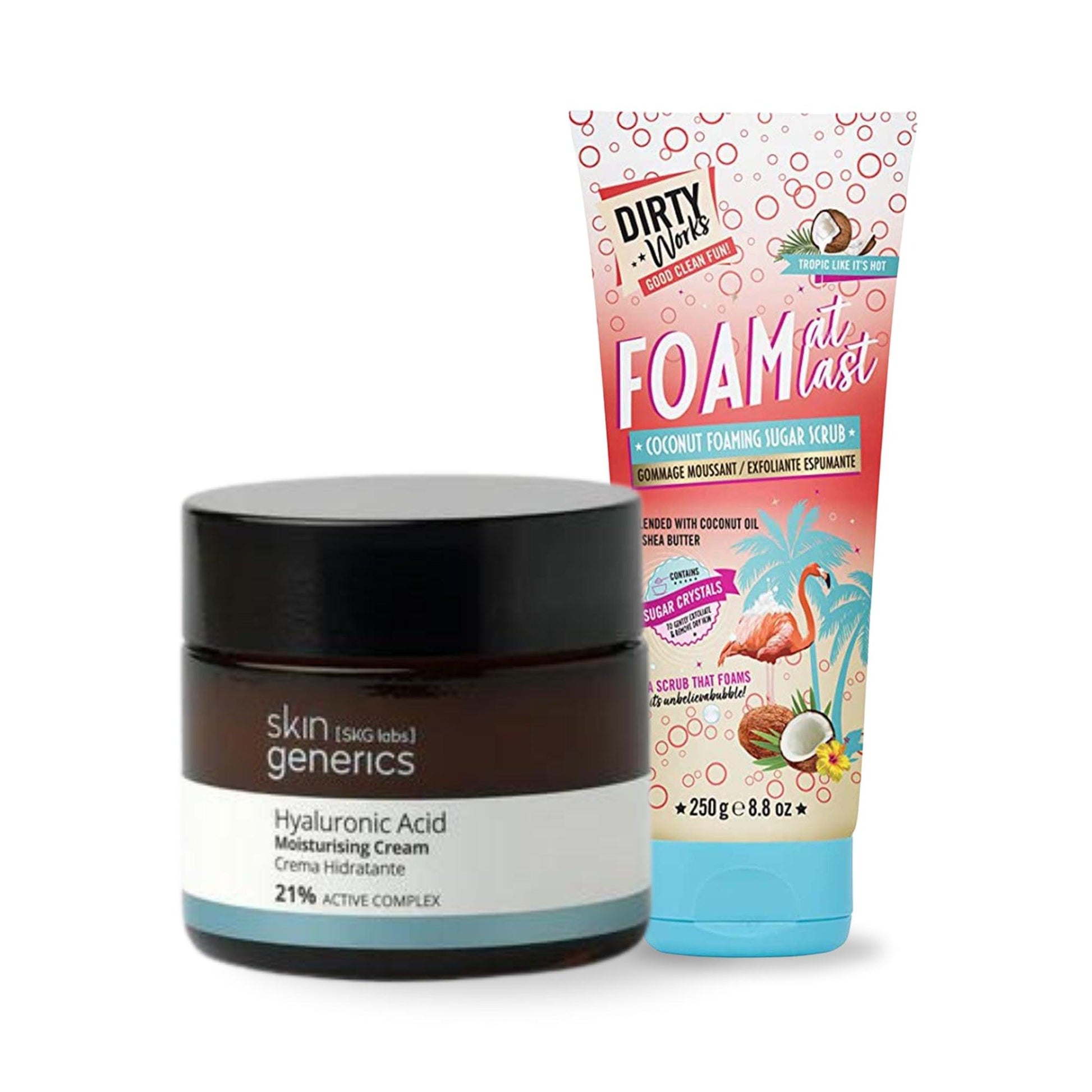 Hyaluronic Acid Face Cream And Sugar Scrub