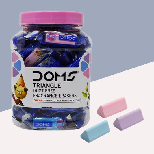 Doms Triangular Eraser ( Set Of 5 )