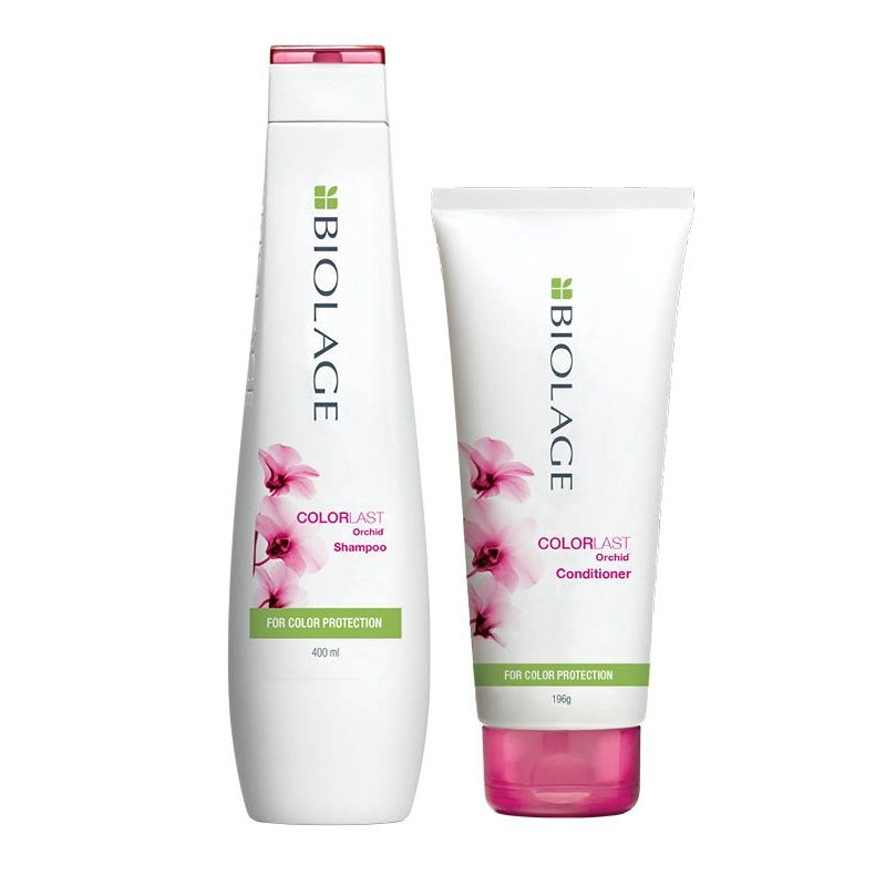 Matrix Biolage Colorlast 2-Step Professional Regime, Protects Colored Hair, Shampoo + Conditioner
