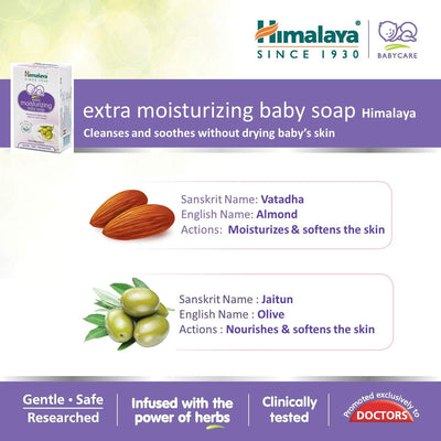 Himalaya Extra Moisturizing Baby Soap