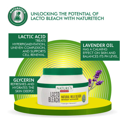 Natures Essence Lacto Bleach Natural Milk & Honey Bleach Without Activator