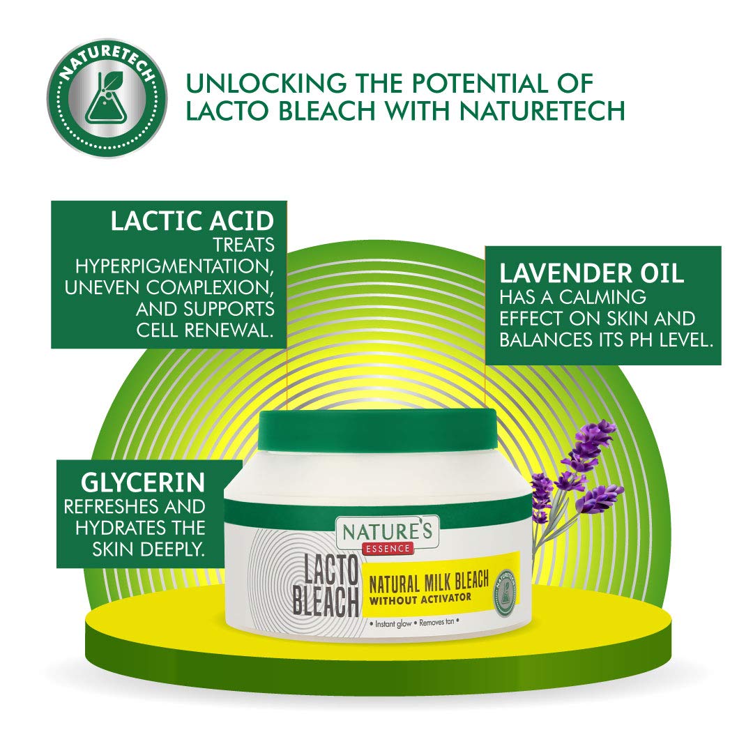Natures Essence Lacto Bleach Natural Milk & Honey Bleach Without Activator