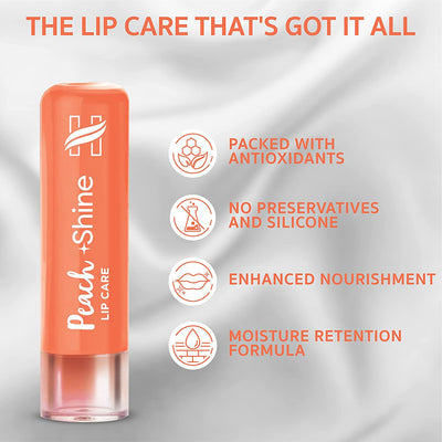 Himalaya Peach Shine Lip Care - 4.5 gms