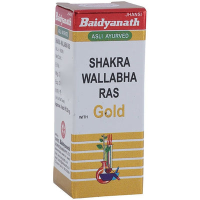 Baidyanath Jhansi Shakra Wallabha Ras with Gold Powder