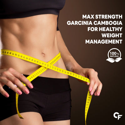 CF Garcinia Cambogia 3000mg 60% HCA & 6mg Piperine Per Serving | Weight Loss Supplement- 120 Veg Tablets