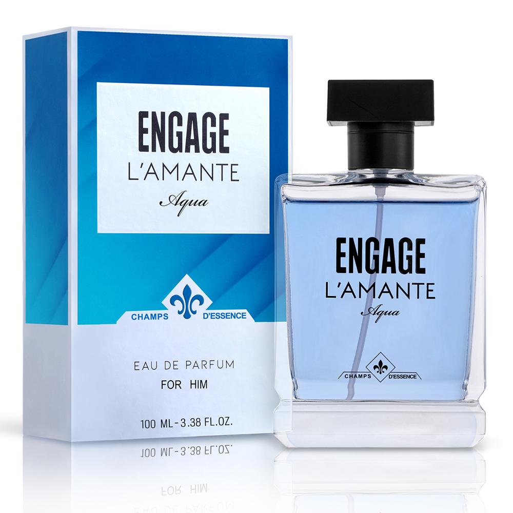 Engage L'amante Aqua Eau De Parfum for Men, Aqua Fragrance Long Lasting (100 ml)