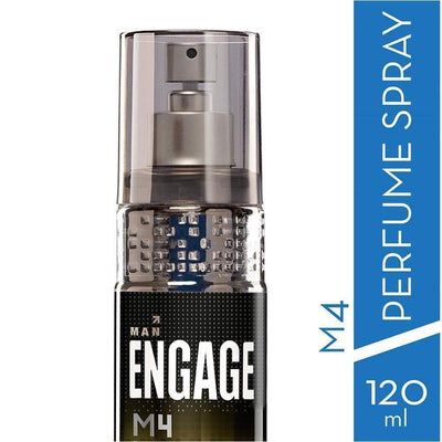 Engage M4 Perfume Spray for Men Spicy and Lavender Fragrance, Long Lasting (120 ml)