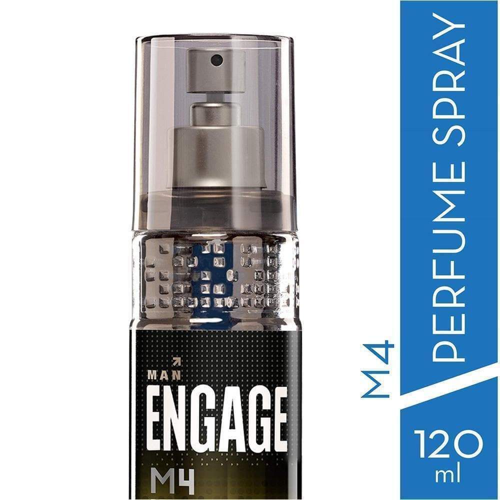 Engage M4 Perfume Spray for Men Spicy and Lavender Fragrance, Long Lasting (120 ml)