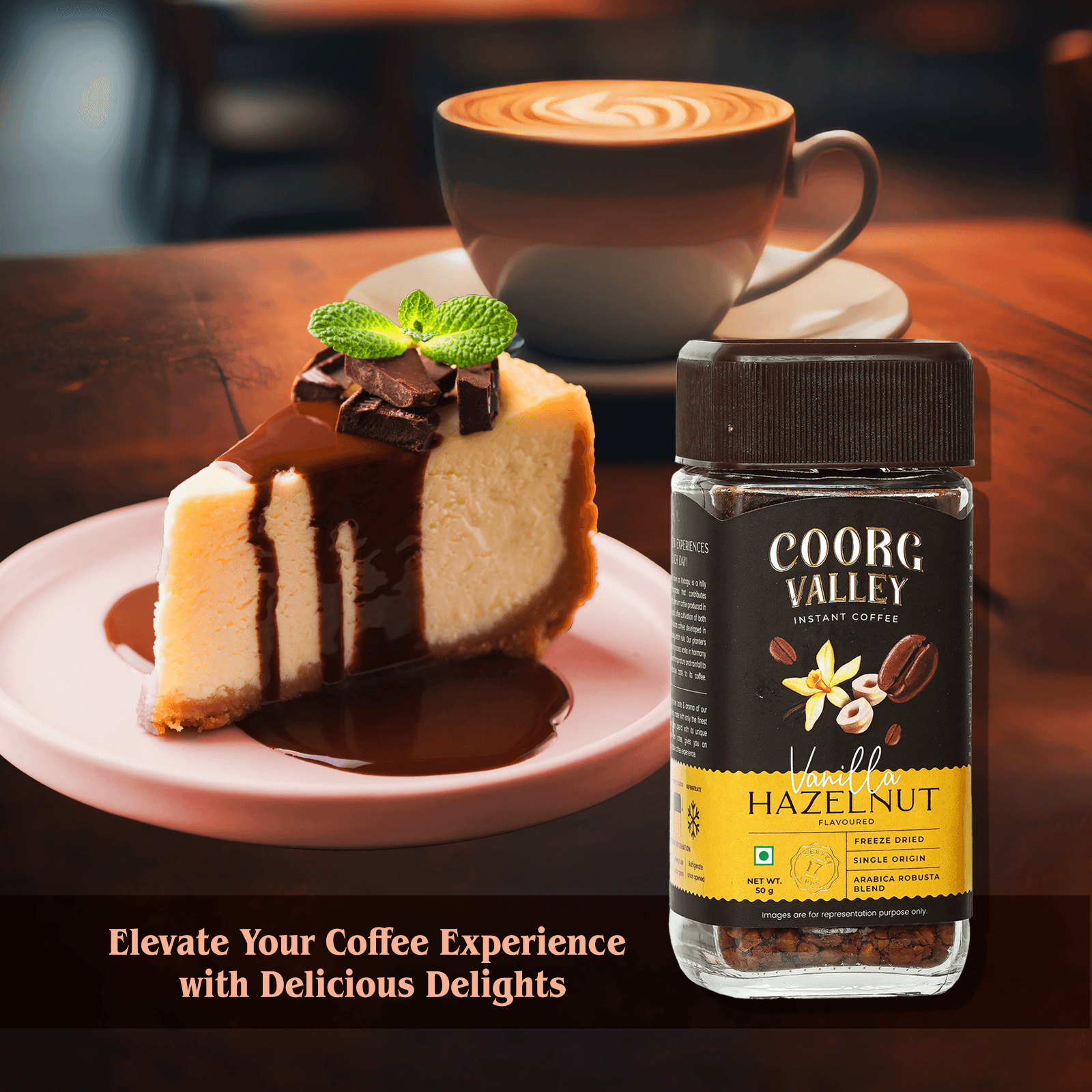 Vanilla Hazelnut Instant Coffee | 50g