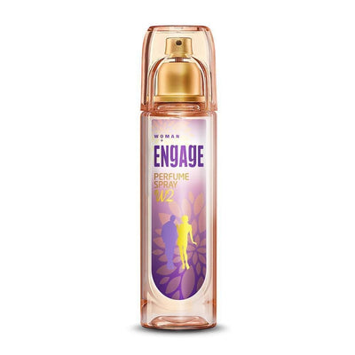 Engage W2 Perfume Spray For Women Floral & Fruity Skin Friendly (120 ml)