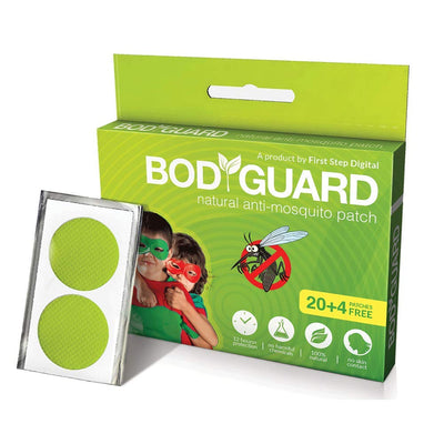 BodyGuard Natural Anti Mosquito Repellent Patches - 20+4 Patches