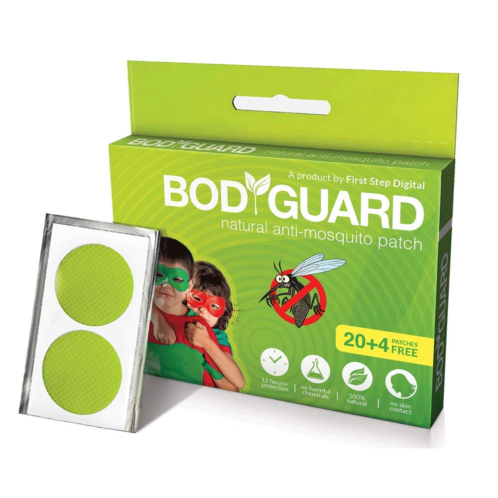 BodyGuard Natural Anti Mosquito Repellent Patches - 20+4 Patches