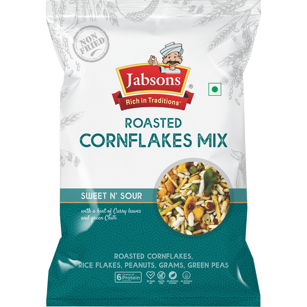 Jabsons Roasted Cornflakes Mix - 200GM