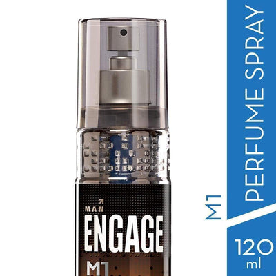 Engage M1 Perfume for Men, Citrus and Woody Fragrance Skin Friendly Long Lasting (120 ml)